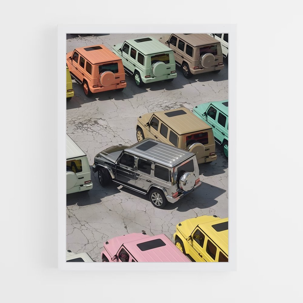 Poster G Wagon Rhapsody – affiche Mercedes (vue 3)